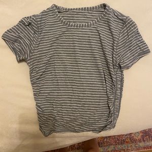 Striped Lululemon short sleeve shirt